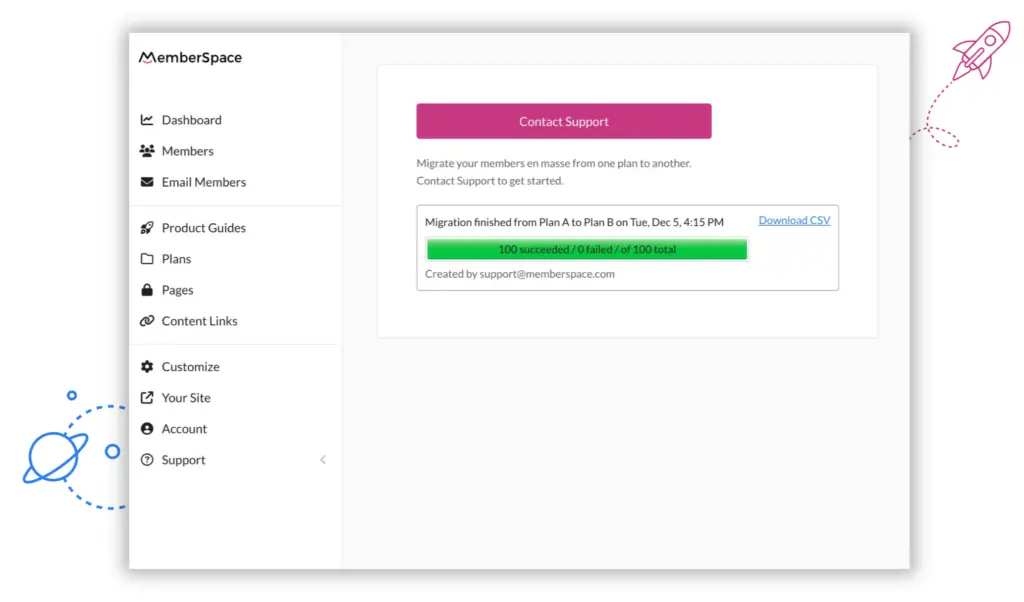 implement a pricing update with plan migration