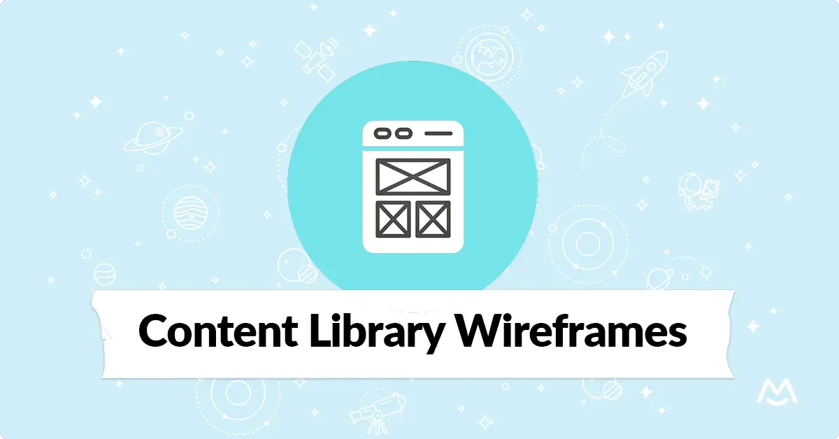 Content Library Wireframes