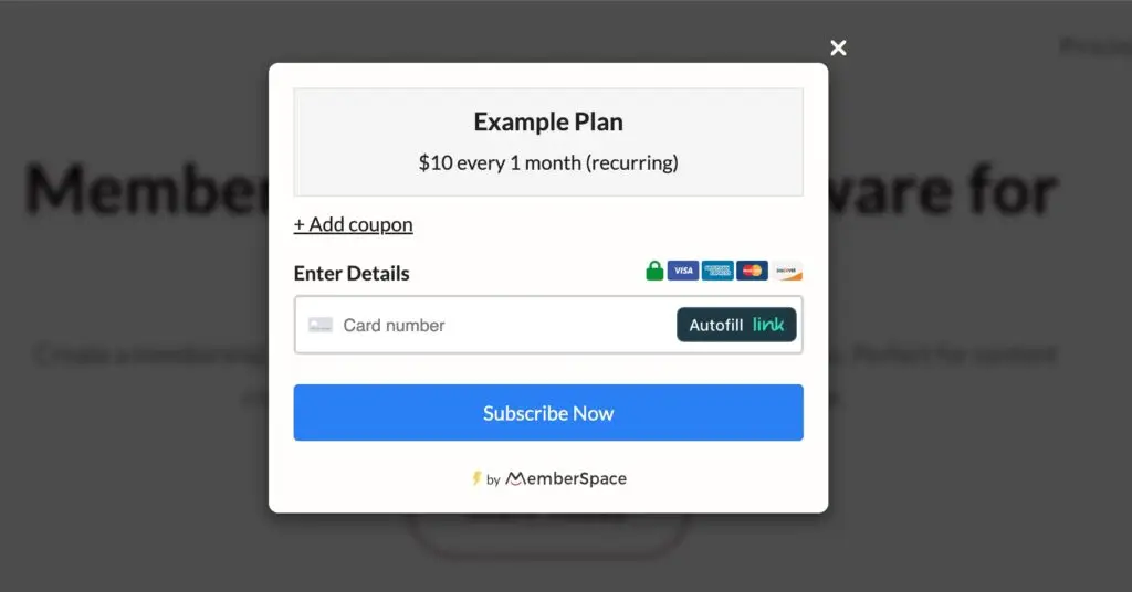 Automatically fill in payment details with Link