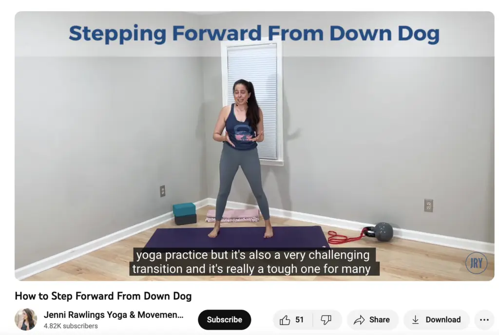 YouTube for teaching yoga online